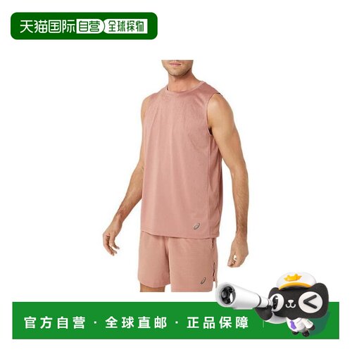 日本直邮ASICS印花纯色宽松透气圆领无袖背心 男款 2031E604运动