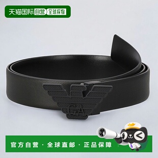 皮带 男士 Y4S642YQ48K 81386 日本直邮EMPORIO 黑色新款 ARMANI