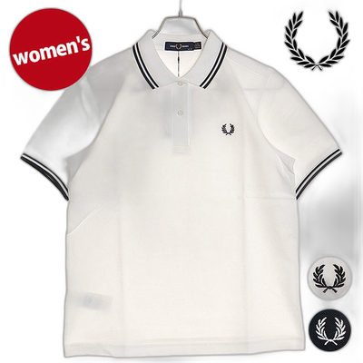 日本直邮FRED PERRY 女士Polo衫双尖头[G3600]棉质珠地网眼面料