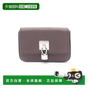 日本直邮中古Celine赛琳女A级95新card case卡包牛皮卡包棕色