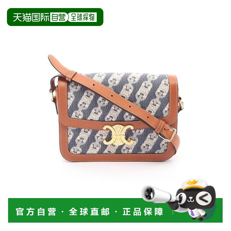 1h可退 日本直邮中古Celine赛琳女包A级95新Shoulder bag肩包牛仔