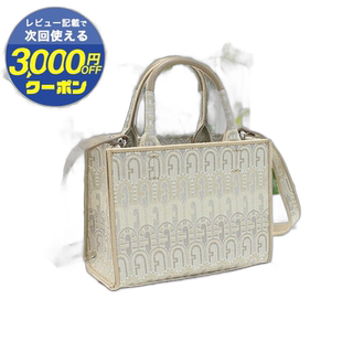 日本直邮FURLA 涤棉粘胶皮革 WB00352 TONI NATURALI 米色包芙拉