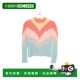 日本直邮中古Valentino华伦天奴女A级95新knit针织丝绸上衣粉色