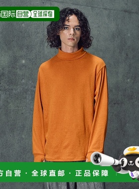 1h可退 日本直邮Casper John 男装 高弹力全棉感圆领衫 修身内搭