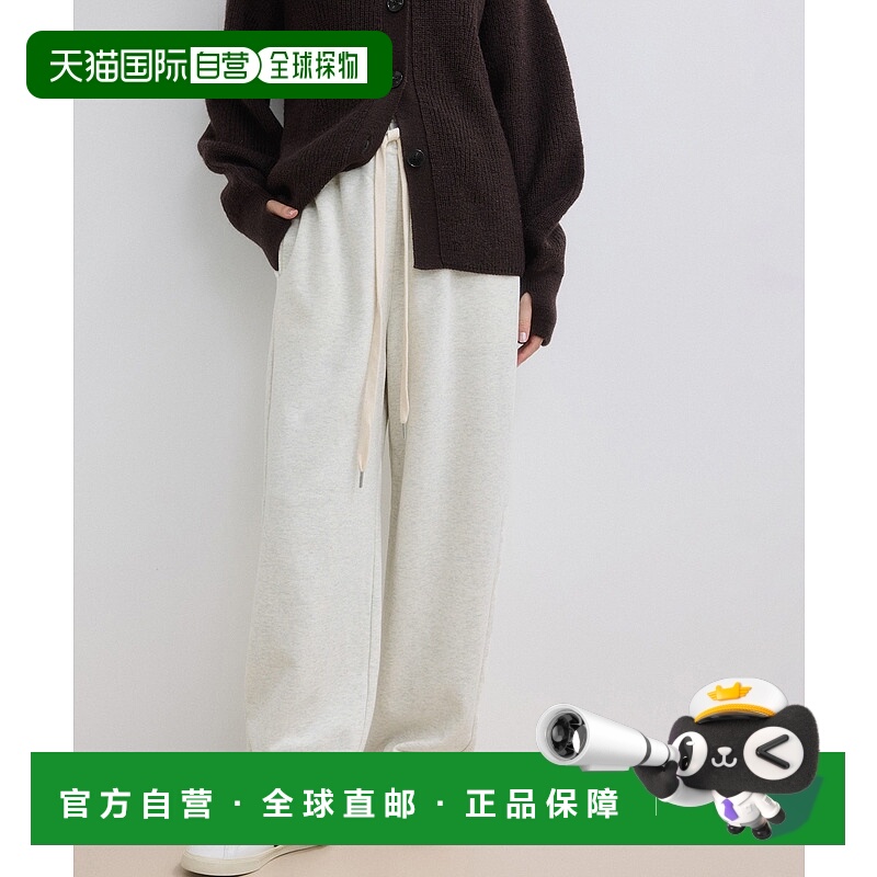 1h可退 日本直邮Adam et Rope' 女装 宽松全棉斜纹抽绳卫裤 2025B