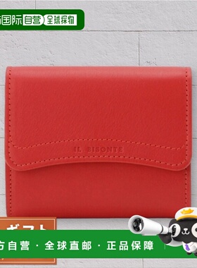 日本直邮IL BISONTE 短钱包 SSW005-PVX001-RE327 男士女士 CASTA