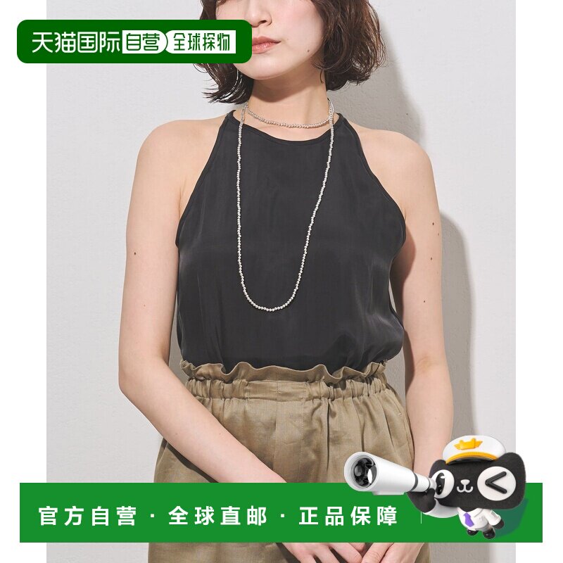 日本直邮Drawing Numbers 女士 醋酸纤维吊带衬衫 DNZ1061604A000 - 实物图