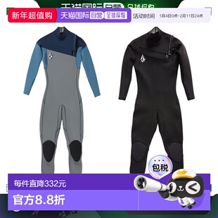 日本直邮2024 VOLCOM 调制器 3 / 2mm 胸前拉链全身服 A9532203 /