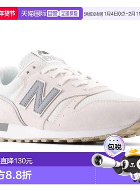 日本直邮New Balance 女式跑步鞋运动鞋鞋宽：B浅灰色WL373XA2