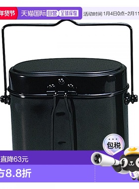 【日本直邮】Logos乐格氏收纳饭盒带把黑色耐用轻奢高质量老式
