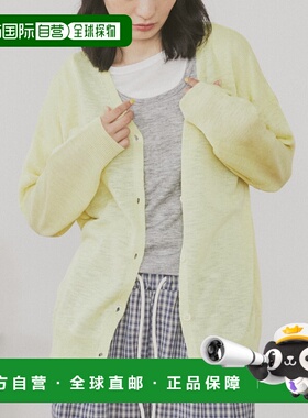 1h可退 日本直邮merlot 女装 透肤感 休闲百搭轻薄针织开衫 MR000