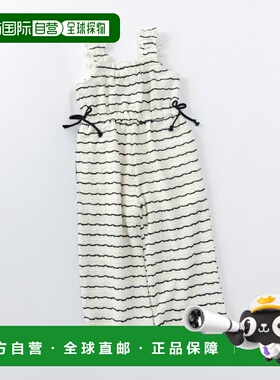 1h可退 日本直邮BRANSHES 儿童 连体背带裤 卡特提花设计 12-6234