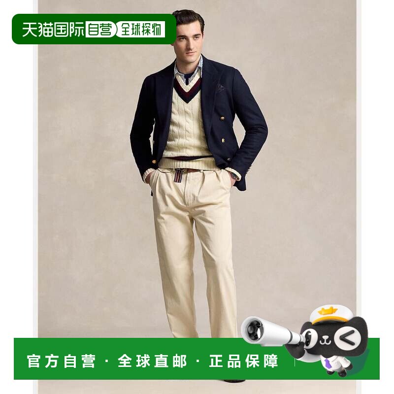 日本直邮Ralph Lauren 拉夫劳伦惠特曼宽松版型褶皱休闲裤 101自