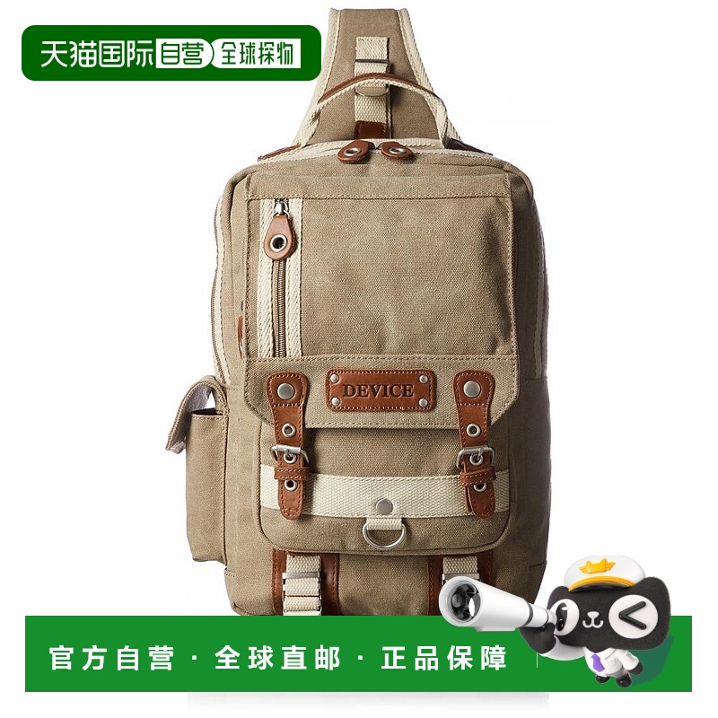 DEVICE男士包袋斜挎包Access系列米色大容量耐磨尼龙情人礼物