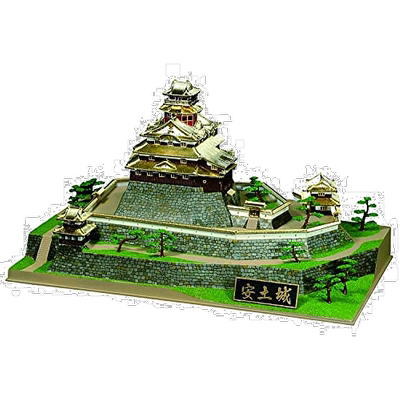 【日本直邮】DOYUSHA童友社 模型 日本的名城 金色版 安土城 模型