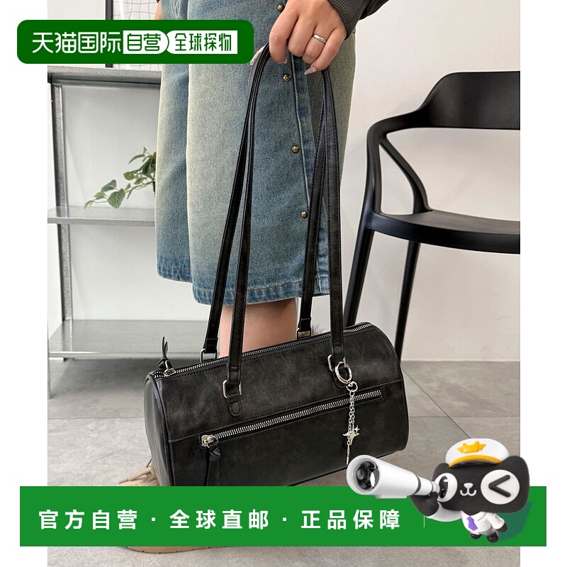 1h可退 日本直邮WEGO 女装 闪亮吊饰鼓型波士顿包 WE25AW09SG0024