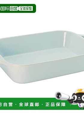 【日本直邮】Staub“矩形盘白色 27x20厘米”陶瓷烤盘烤箱微波炉