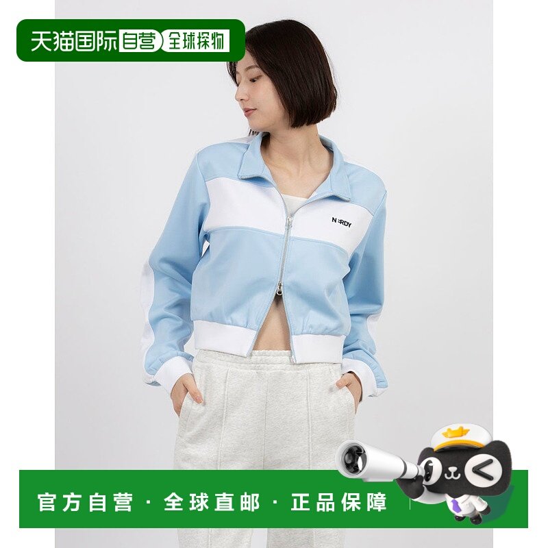 日本直邮NERDY 女士彩色拼接运动上衣 [NE8621EW000958] 天蓝色