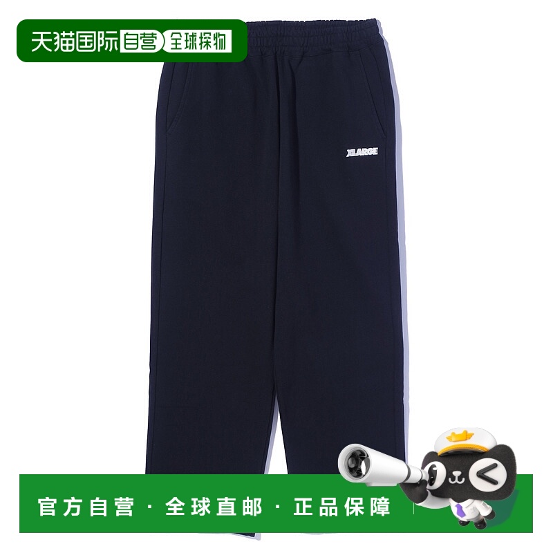 1h可退 日本直邮XLARGE 男女同款 宽松版型 刺绣LOGO 运动裤 1012