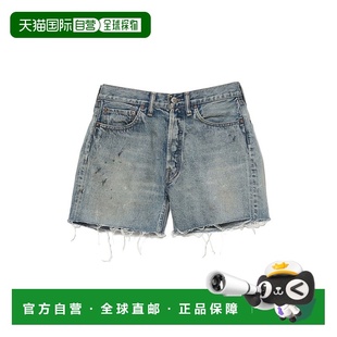 女士复古破洞牛仔短裤 WOW 13250042776 日本直邮BOW 1h可退