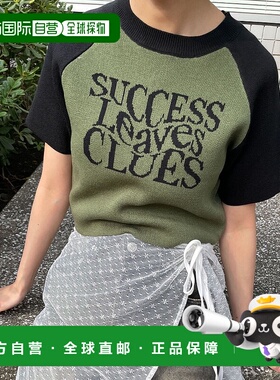 1h可退 日本直邮WEGO女士春夏新款拉链短款针织T恤 WE24SM04L0019