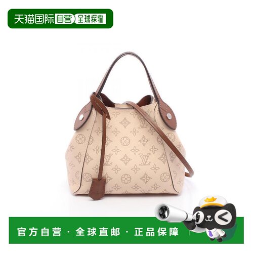 日本直邮中古vintage二奢LV路易威登女包A级95新Hina PM牛皮斜挎