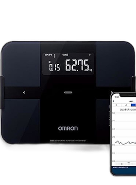日本直邮OMRON 体重 体成分计 卡拉达斯坎 黑色 体重管理