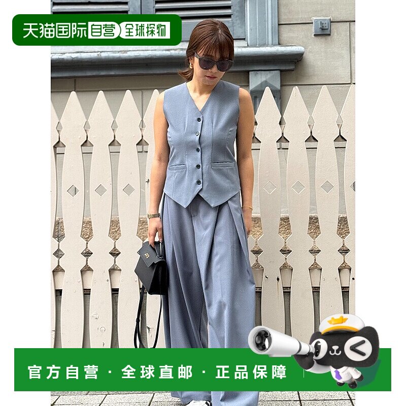 1h可退 日本直邮ST.ROONEY 女装 小个子显高五粒扣背心阔腿裤套装