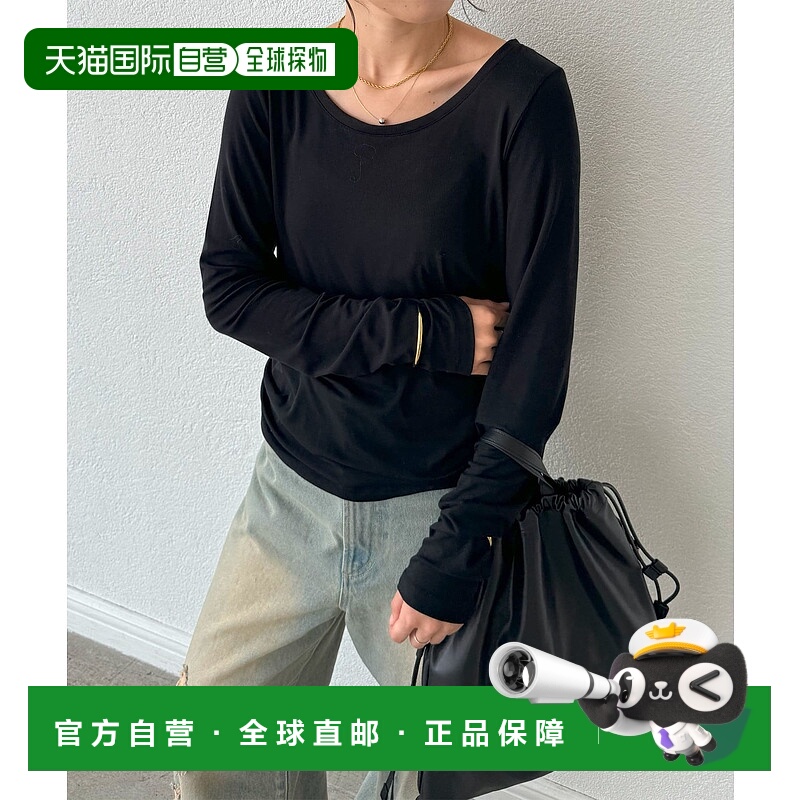 1h可退 日本直邮RIVE DROITE 女士长袖基础T恤 RDZ50A2106A0003