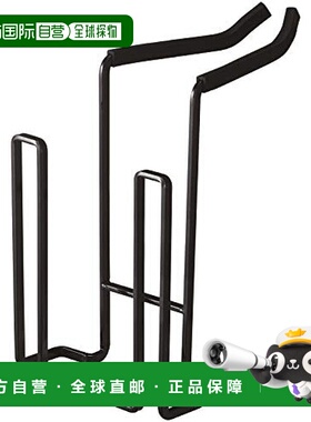 【日本直邮】Yamazaki山崎 水龙头晾杯晾砧板架 黑色W10XD14XH17c