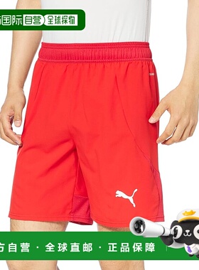 【日本直邮】彪马 男士TeamFINAL 运动短裤 706365 红色休闲裤