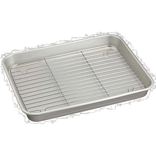 【日本直邮】Taniguchi metal谷口金属铝制托盘带沥油网组合31×2