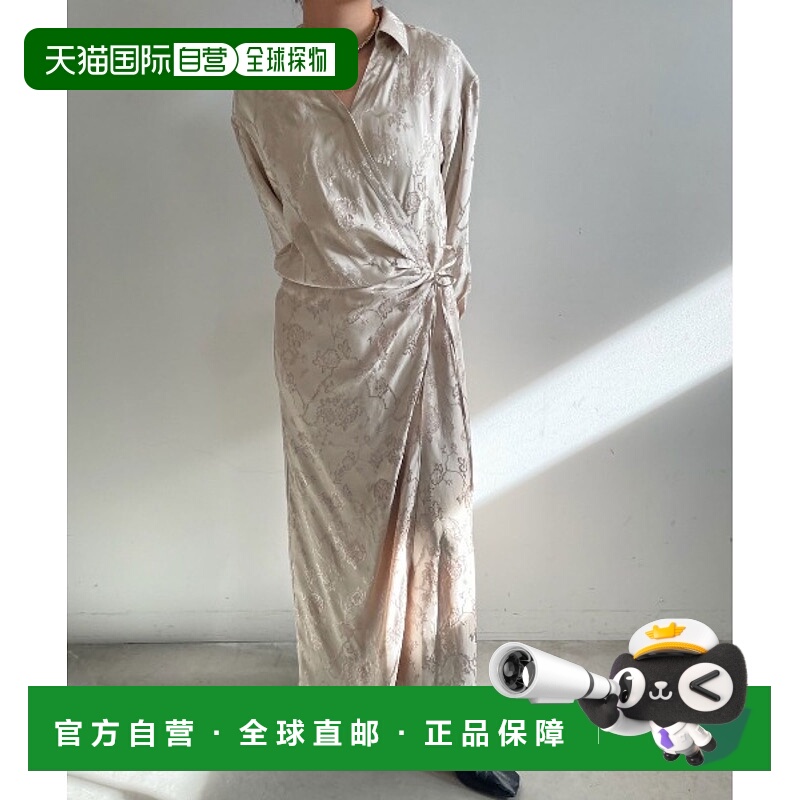 1h可退 日本直邮AMERI 女士花卉图案缎面提花连衣裙 02320541420