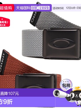 日本直邮Oakley 男士 Ellipse Web 腰带 96185 高尔夫装备 2025年