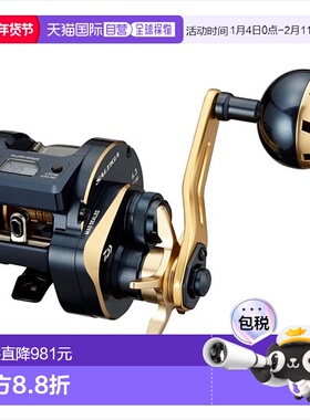 日本直邮Daiwa鱼饵卷轴 21 Saltiga IC 100L左手达亿瓦水滴轮