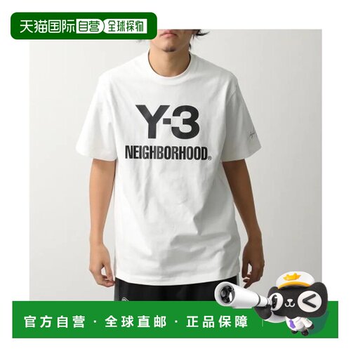 日本直邮Y-3 x NEIGHBORHOOD NBHD标志T恤 JX7449 白色