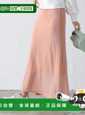 日本直邮KOBE LETTUCE 透明针织裙 [M3604]短袖