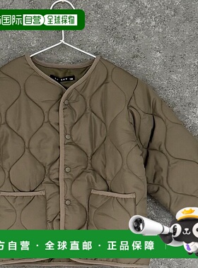 1h可退 日本直邮SHISKY 儿童无领绗缝外套 简约百搭款 944101