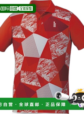 日本直邮GOSEN 男女通用比赛衬衫 网球比赛衬衫 T1900-27 短袖