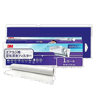 【日本直邮】3M 空调用过滤网 空气清净 高等级 卷筒型 9809-RJP