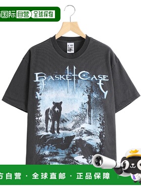 1h可退 日本直邮Basketcase 男装 宽松落肩设计 半袖T恤 象征性小