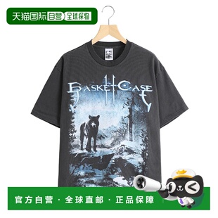 1h可退 日本直邮Basketcase 男装 宽松落肩设计 半袖T恤 象征性小