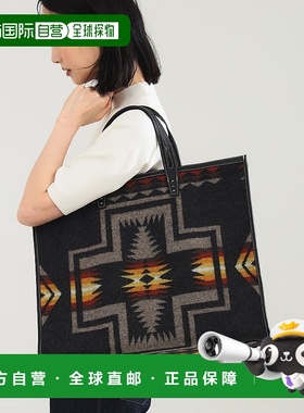 1h可退 日本直邮A VACATION x PENDLETON 女士大容量托特包 硬挺