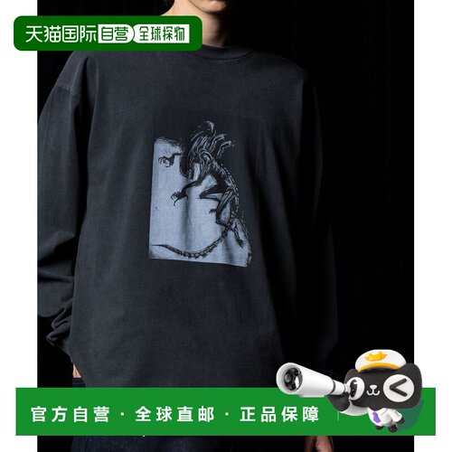 1h可退 日本直邮MONKEY TIME 男装 联名款长袖T恤（ALIEN×monkey