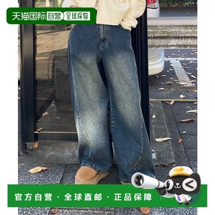 1h可退 日本直邮Ray Cassin 女装 宽松牛仔裤 侧边线设计 加金属