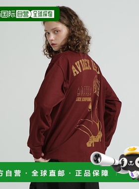 日本直邮AVIREX 黑色蝎子长袖T恤 [AV1129EM020265] 黑色