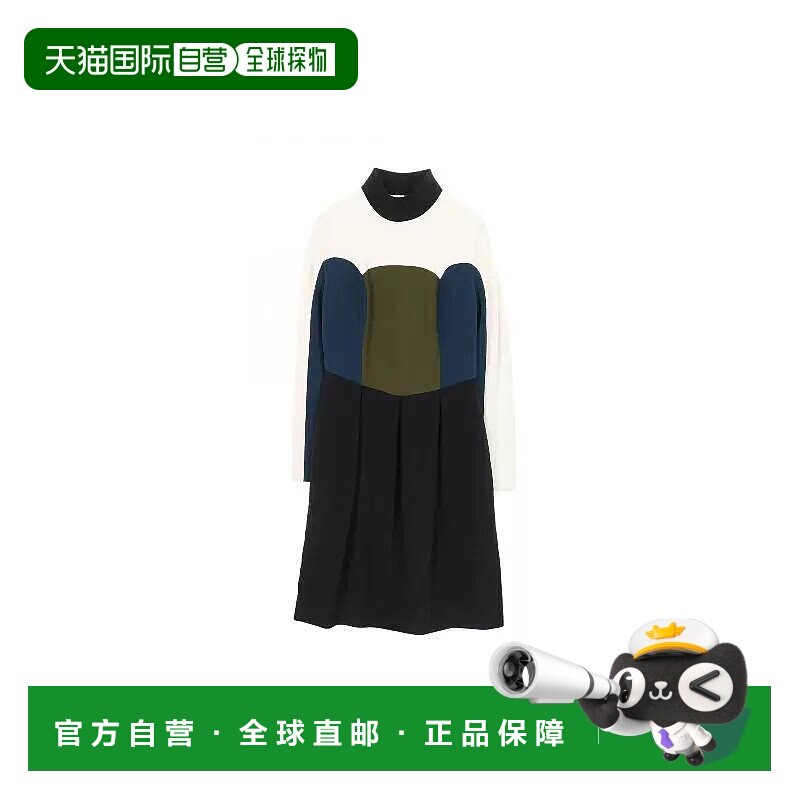 日本直邮中古Fendi芬迪女A级95新one piece连衣裙尼龙上衣黑色