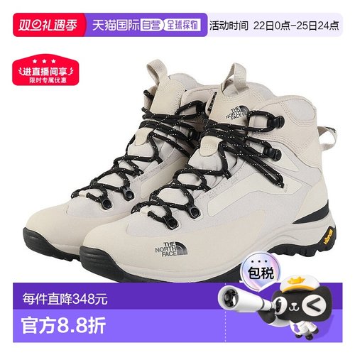日本直邮THE NORTH FACE 克雷斯通徒步中帮防水靴 NF52321 FF 徒