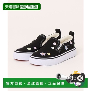 日本直邮VANS 17-22(H) SLIP ON V98PS EB.FLW 黑白花卉款运动鞋