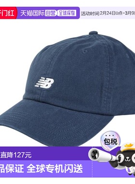 日本直邮New Balance 6 面板经典帽 58cm LAH51004NNY 帽子 深蓝